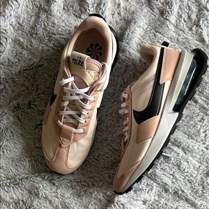 Nike Blush and Black Running Shoes